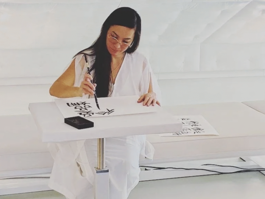 My Feelings and Sensations Have a Temporary Effect. My Bond with You a Permanent One. (Pillow Letter). Performance, 2022.
